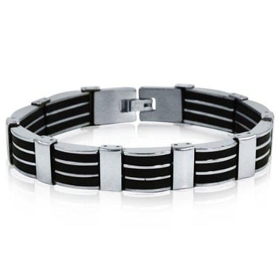 Men's stainless steel bracelet td