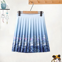 Original Ocean Wave Summer Sling Cardigan Jacket Skirt Three-piece Set - Thumbnail 3