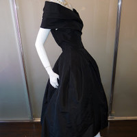 Black Prom Dress,Off The Shoulder Prom Dress,Bodice Prom Dress,Fashion Prom Dress,Sexy Party Dress, New Style Evening Dress，522 - Thumbnail 2