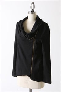 Charcoal Moto Sweater