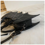 Gothic Punk Halloween Black Bat Bag-2
