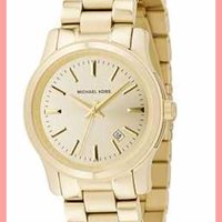 Michael Kors Watch, Women's Runway Gold Ion-Plated Stainless Steel Bracelet 38mm  - Thumbnail 2