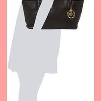Michael Kors Jet Set Black Tote Purse - Thumbnail 1