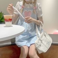 Original sweet and cute strap dress - Thumbnail 9
