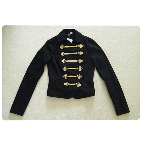 (New with tags) Black/Gold Band Jacket