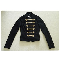 (New with tags) Black/Gold Band Jacket
