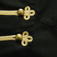 (New with tags) Black/Gold Band Jacket - Thumbnail 3