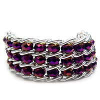 "Transparent" Glass Bead Bracelet - Thumbnail 2