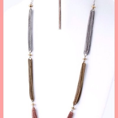 Tri-tone necklace 