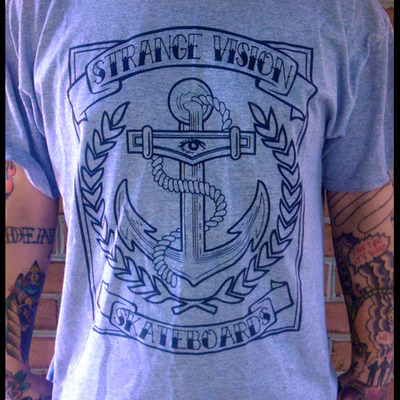 Grey anchor t-shirt