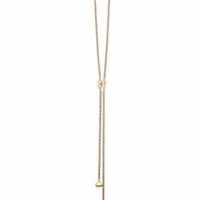 Charm Rose Gold Plated Long Snake Chain Pendant Necklace  - Thumbnail 2