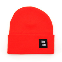 No Fun "labelled" beanie - Thumbnail 4