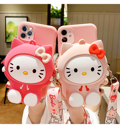 Cute Kitty Cat Pocket iPhone Cases