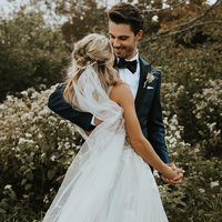 SP1531,V-neck A-line Wedding Dresses Lace Appliques Tulle Bridal Gowns with Plunging Back Wedding Gown robe de soirée de mariage - Thumbnail 4