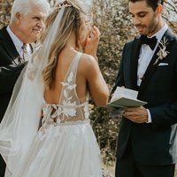 SP1531,V-neck A-line Wedding Dresses Lace Appliques Tulle Bridal Gowns with Plunging Back Wedding Gown robe de soirée de mariage - Thumbnail 6