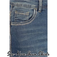 KRISTY LONG VINTAGE WASH DENIM SKIRT - Thumbnail 1