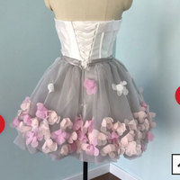 Sweetheart Short Homecoming Dresses - Thumbnail 2