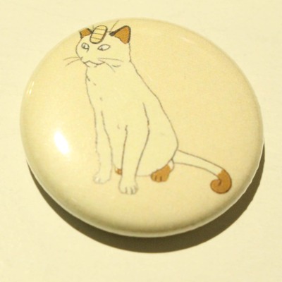 1" x 1" pin-meowth (pokemon)