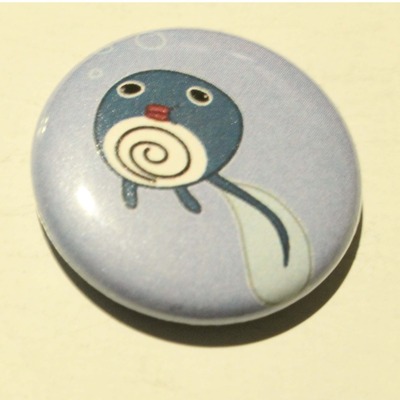 1" x 1" Pin - Poliwag (Pokemon)