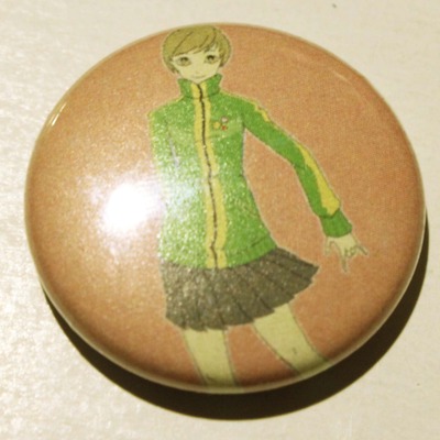 1" x 1" pin - chie (persona 4)