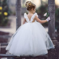 Princess Flower Girl Dresses Birthday Gowns - Thumbnail 1