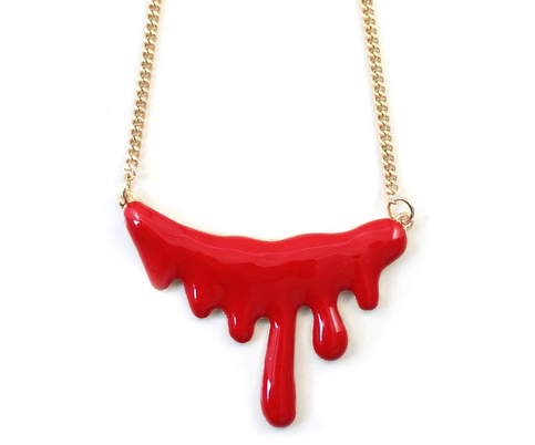 Red Drip Necklace