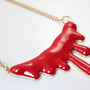 Red Drip Necklace - Thumbnail 1