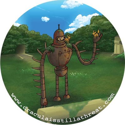 2" x 2" sticker - laputan bender