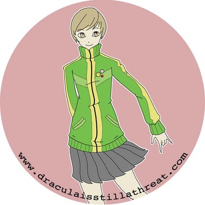 2" x 2" sticker - chie (persona 4)