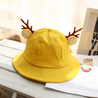 Antler Ear Corduroy Bucket Hat - Thumbnail 2