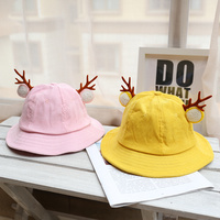 Antler Ear Corduroy Bucket Hat - Thumbnail 1