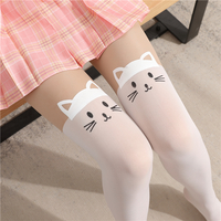 New cute cartoon cat devil rabbit elastic stockings high tube pantyhose - Thumbnail 7