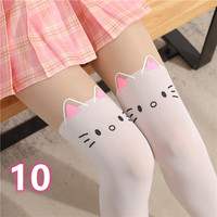 New cute cartoon cat devil rabbit elastic stockings high tube pantyhose - Thumbnail 2