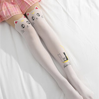New cute cartoon cat devil rabbit elastic stockings high tube pantyhose - Thumbnail 8