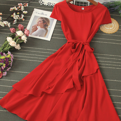 Cute chiffon short prom dress 