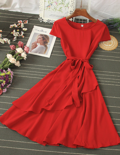 Cute chiffon short prom dress 