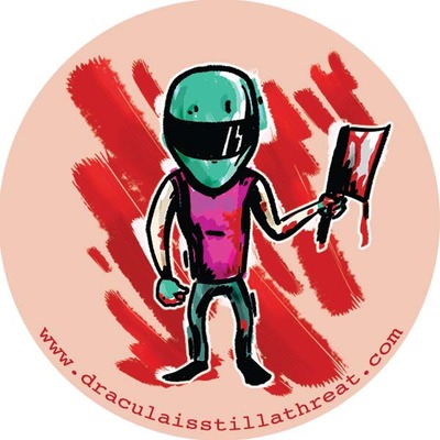 2" x 2" sticker - biker (hotline miami)