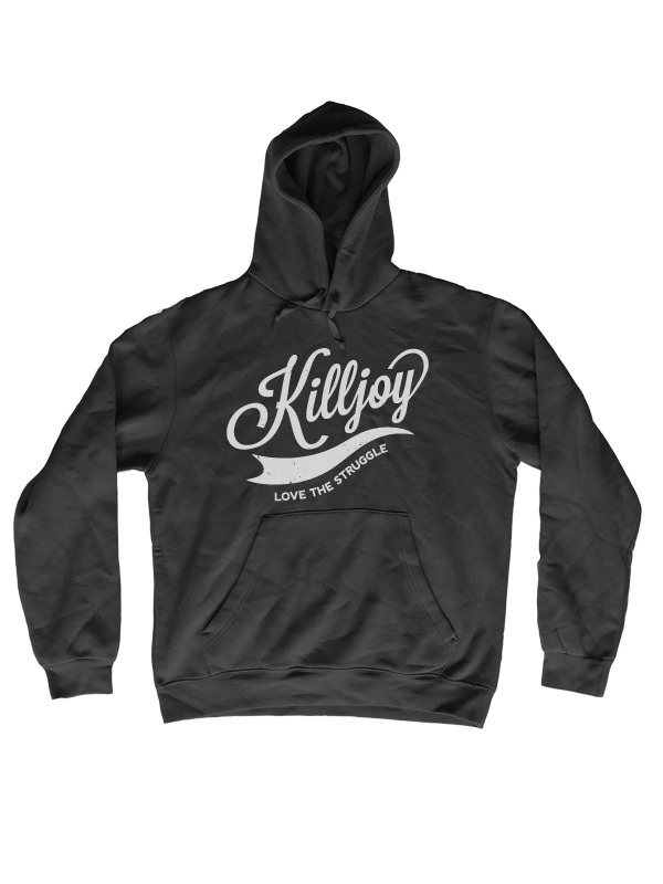 Retro Hoody in Dark Gray