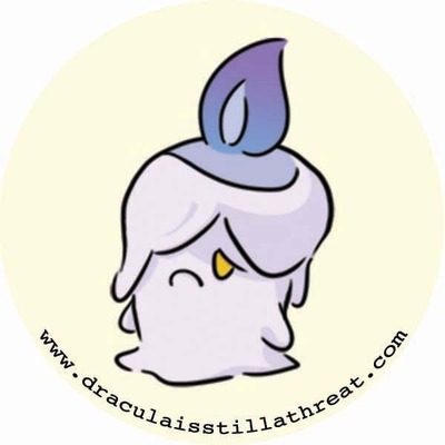 2" x 2" sticker - litwick (pokemon)