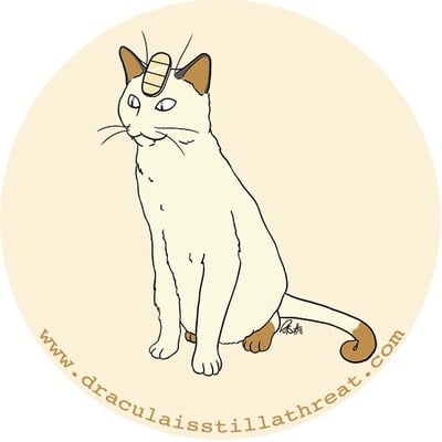 2" x 2" Sticker - Meowth (Pokemon)