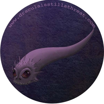 2" x 2" sticker - paisley monster