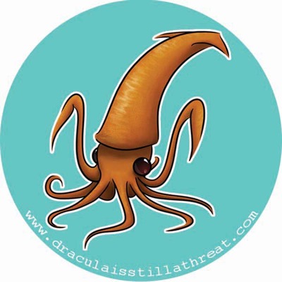 2" x 2" Sticker - Japanese Flying Squid