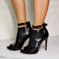 Sexy stiletto fish mouth high heel sandals S-498 - Thumbnail 1