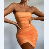 Women'S Sexy Sling Sleeveless Dress - Thumbnail 2