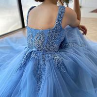 SP1616,Sweetheart Prom Dresses Sweetheart Tulle Beaded Evening Party Dresses - Thumbnail 2