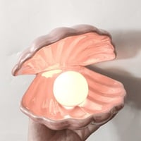 Cute dream pearl lamp decoration creative night light shell sleep lamp - Thumbnail 5