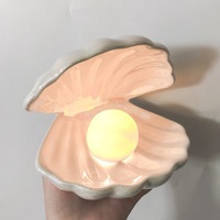 Cute dream pearl lamp decoration creative night light shell sleep lamp - Thumbnail 4
