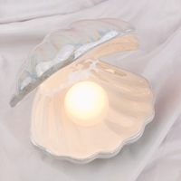 Cute dream pearl lamp decoration creative night light shell sleep lamp - Thumbnail 7