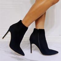 Fashion super high heel women's short boots S-532 - Thumbnail 2