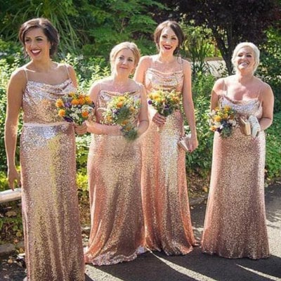 Spaghetti straps bridesmaid dresses - Thumbnail 3